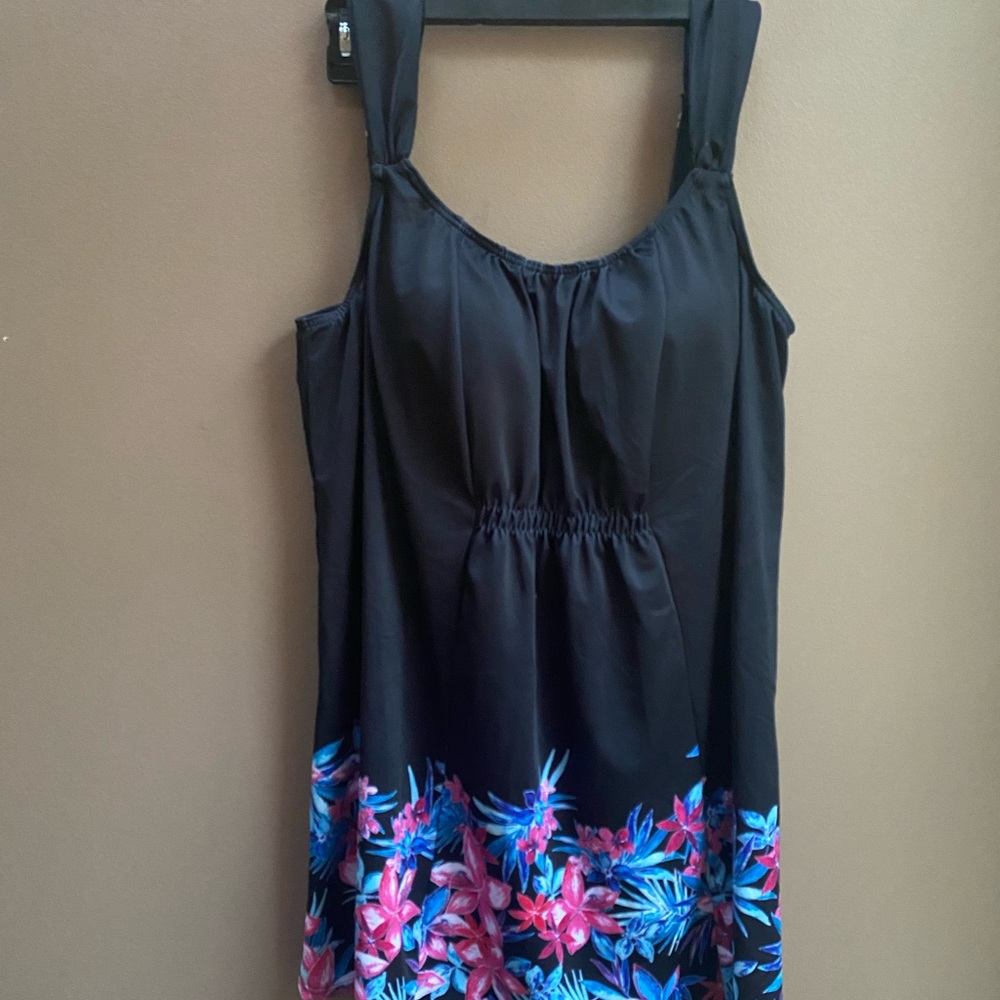 Swimsuits For All Women's Smocked Swimdress Swimsuit in PLUS SIZE 18